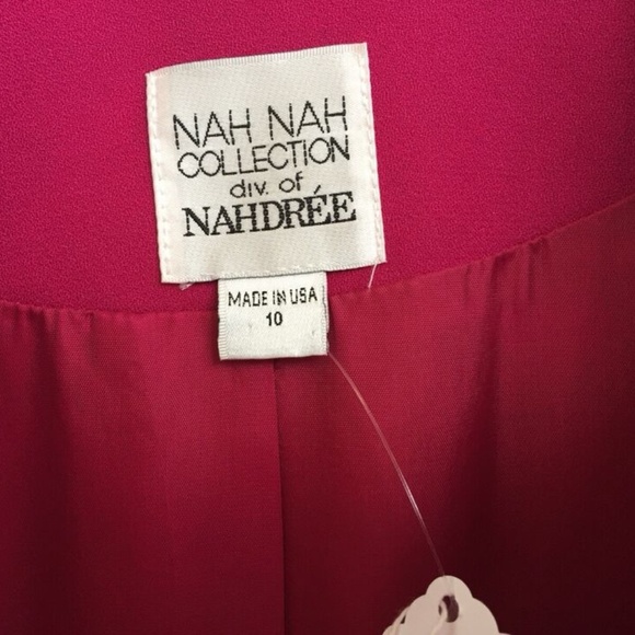 Nah Nah,Woman,Dress+Jacket,Red,Sz 10,Sleeveless,Knee length,Jacket Long Sleeve.! - Picture 9 of 12